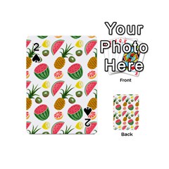 Fruits Pattern Playing Cards 54 (mini)  by Nexatart