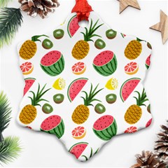 Fruits Pattern Ornament (snowflake)