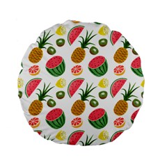 Fruits Pattern Standard 15  Premium Flano Round Cushions