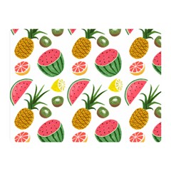 Fruits Pattern Double Sided Flano Blanket (mini)  by Nexatart