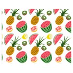 Fruits Pattern Double Sided Flano Blanket (Medium)  60 x50  Blanket Front