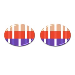 Compound Grid Cufflinks (oval) by Nexatart