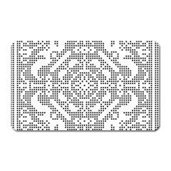 Mosaic Pattern Cyberscooty Museum Pattern Magnet (rectangular) by Nexatart