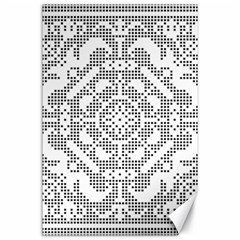 Mosaic Pattern Cyberscooty Museum Pattern Canvas 24  X 36 