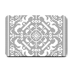 Mosaic Pattern Cyberscooty Museum Pattern Small Doormat  by Nexatart