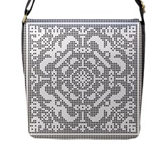 Mosaic Pattern Cyberscooty Museum Pattern Flap Messenger Bag (l)  by Nexatart