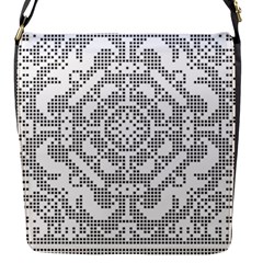 Mosaic Pattern Cyberscooty Museum Pattern Flap Messenger Bag (s) by Nexatart