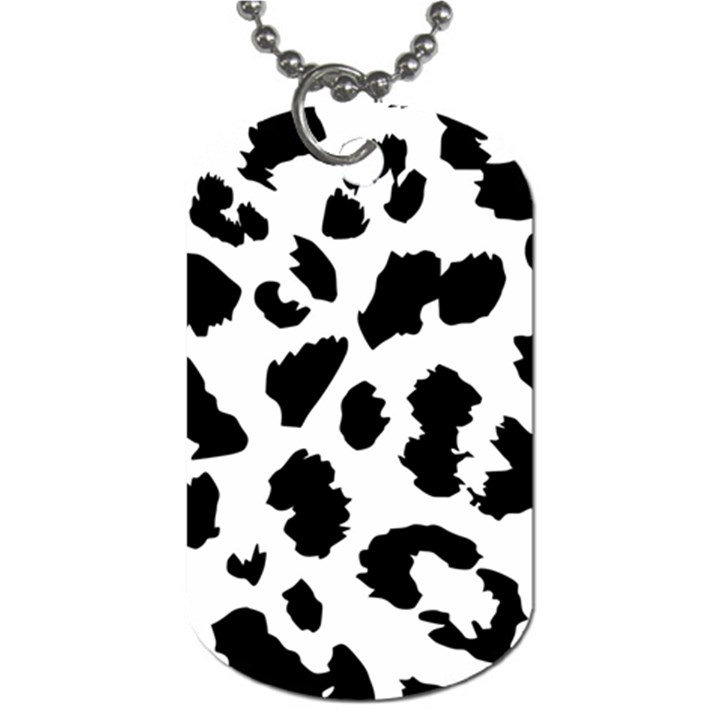 Leopard Skin Dog Tag (One Side)