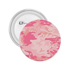 Pink Camo Print 2 25  Buttons by Nexatart