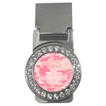 Pink Camo Print Money Clips (CZ)  Front