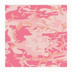 Pink Camo Print Medium Glasses Cloth by Nexatart