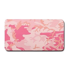 Pink Camo Print Medium Bar Mats by Nexatart