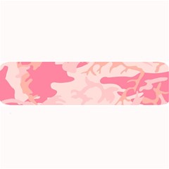 Pink Camo Print Large Bar Mats by Nexatart