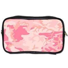 Pink Camo Print Toiletries Bags 2-side