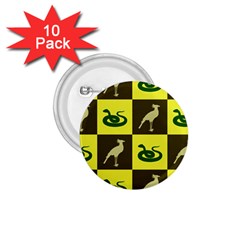 Bird And Snake Pattern 1 75  Buttons (10 Pack) by Nexatart