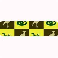 Bird And Snake Pattern Large Bar Mats by Nexatart