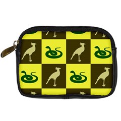 Bird And Snake Pattern Digital Camera Cases by Nexatart