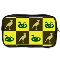 Bird And Snake Pattern Toiletries Bags 2-side by Nexatart