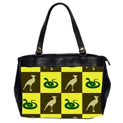 Bird And Snake Pattern Office Handbags (2 Sides)  by Nexatart