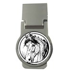 Framed Horse Money Clips (Round)  Front