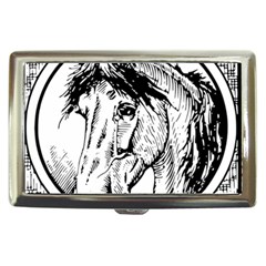 Framed Horse Cigarette Money Cases by Nexatart