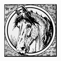 Framed Horse Medium Glasses Cloth (2-side) by Nexatart