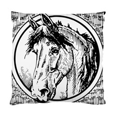 Framed Horse Standard Cushion Case (one Side) by Nexatart