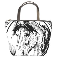 Framed Horse Bucket Bags by Nexatart