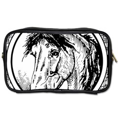 Framed Horse Toiletries Bags 2-side by Nexatart