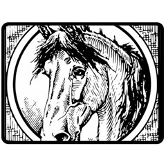 Framed Horse Fleece Blanket (large) 