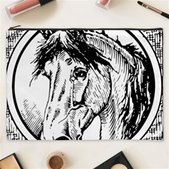 Framed Horse Cosmetic Bag (xxxl)  by Nexatart