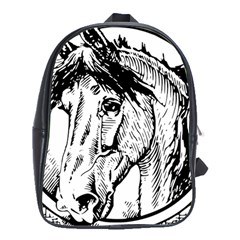 Framed Horse School Bags (xl)  by Nexatart