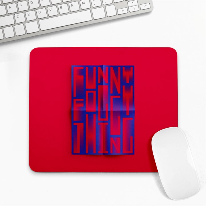 Funny Foggy Thing Large Mousepads