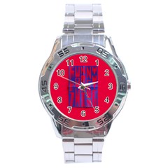 Funny Foggy Thing Stainless Steel Analogue Watch by Nexatart