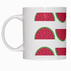 Watermelon Pattern White Mugs by Nexatart