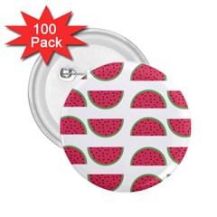 Watermelon Pattern 2 25  Buttons (100 Pack)  by Nexatart