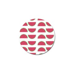 Watermelon Pattern Golf Ball Marker by Nexatart