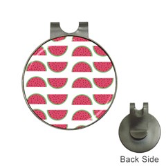 Watermelon Pattern Hat Clips With Golf Markers by Nexatart