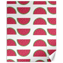 Watermelon Pattern Canvas 11  X 14   by Nexatart