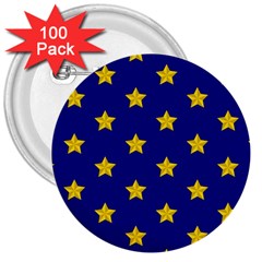 Star Pattern 3  Buttons (100 Pack)  by Nexatart