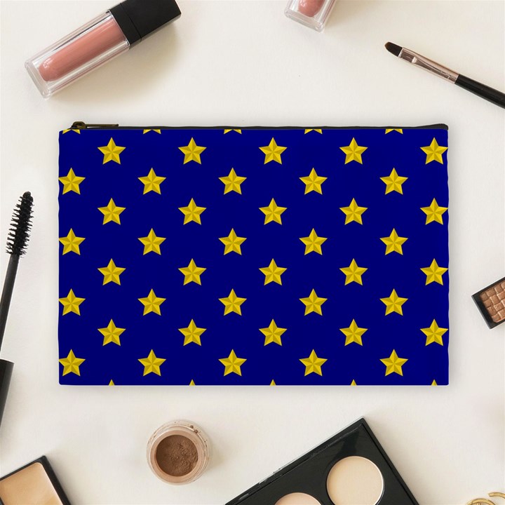 Star Pattern Cosmetic Bag (Large) 