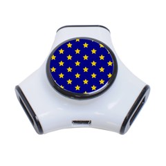 Star Pattern 3-port Usb Hub by Nexatart