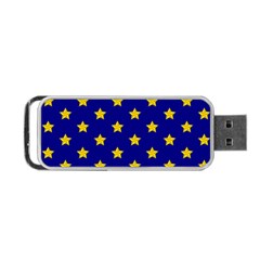 Star Pattern Portable Usb Flash (one Side) by Nexatart