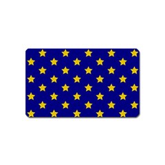 Star Pattern Magnet (name Card) by Nexatart