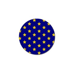 Star Pattern Golf Ball Marker by Nexatart