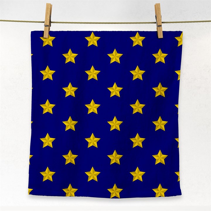 Star Pattern Face Towel