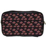 Cloud Red Brown Toiletries Bags 2-Side Front