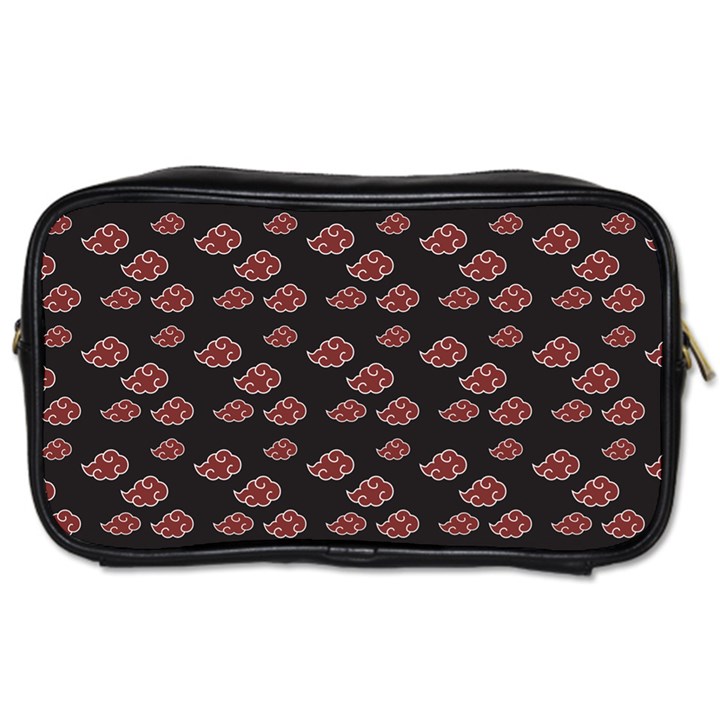 Cloud Red Brown Toiletries Bags 2-Side