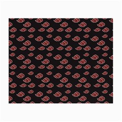 Cloud Red Brown Small Glasses Cloth (2-side) by Mariart