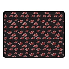 Cloud Red Brown Double Sided Fleece Blanket (small)  by Mariart